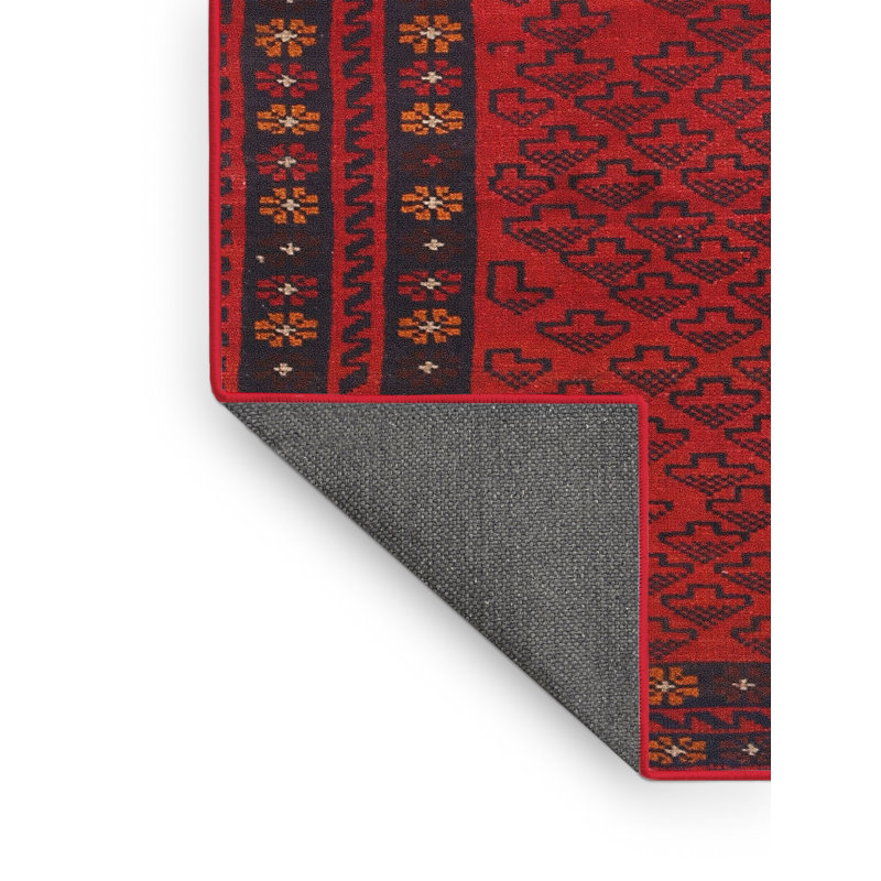Tapis rouge à motif sud-ouest, Rectangle 7 pi x 10 pi