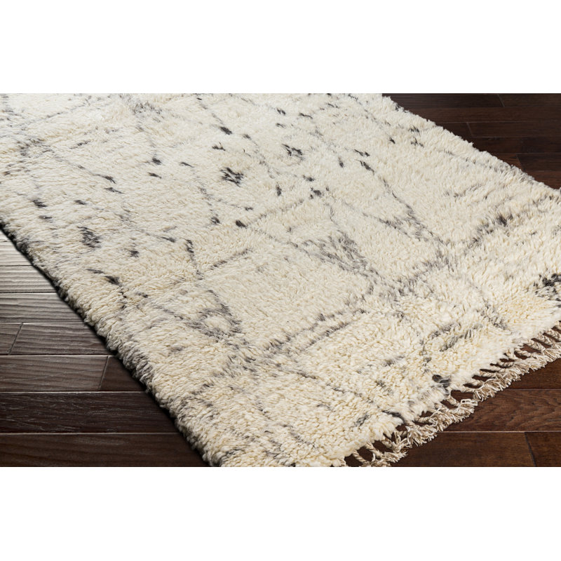 Camille Wool Moroccan Area Rug, Rectangle 10' x 14'