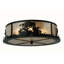 Rustic Lodge 4 - Light Flush Mount