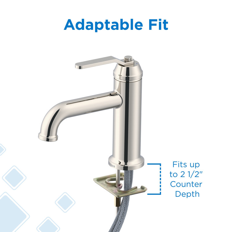 Robinet de salle de bain monocorps et monocommande Kinzie, Polished Nickel