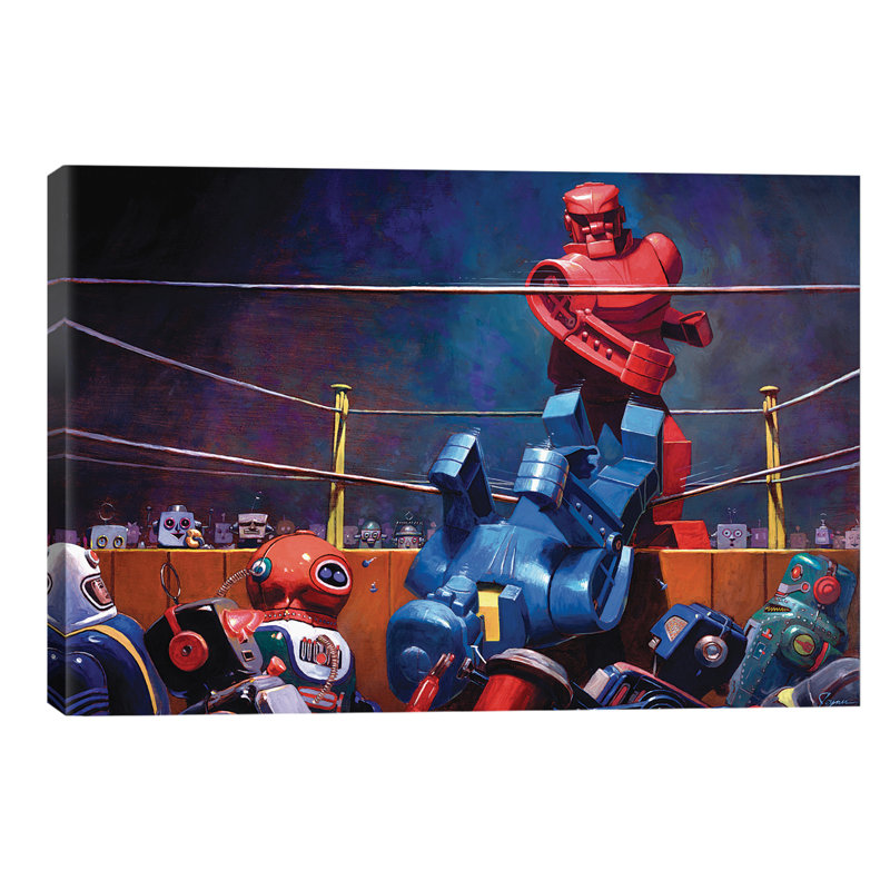 Roc Sock by Eric Joyner - Wrapped Canvas Painting, 66.04 cm H x 45.72 cm W x 3.175 cm D
