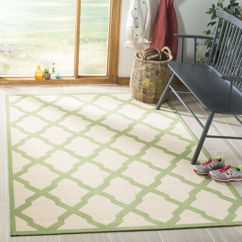 Ferrill 100 Performance Geometric Indoor/Outdoor Area Rug, Rectangle 8' x 10'