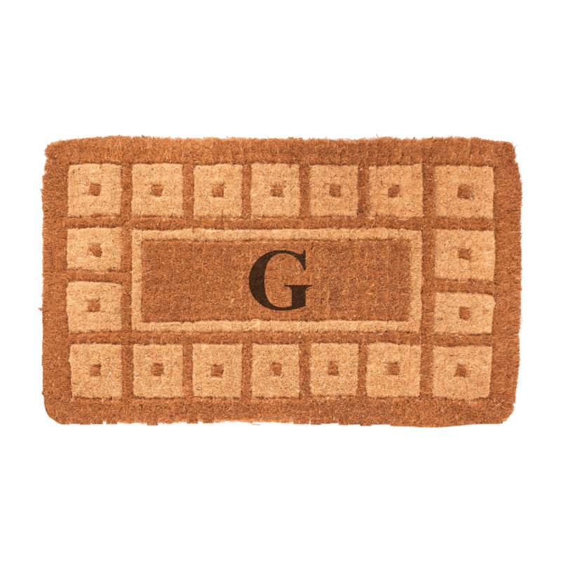 Lynette Geometric Outdoor Doormat, Rectangle 2'6" x 4', G