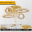 4 - Light Crystal LED Chandelier