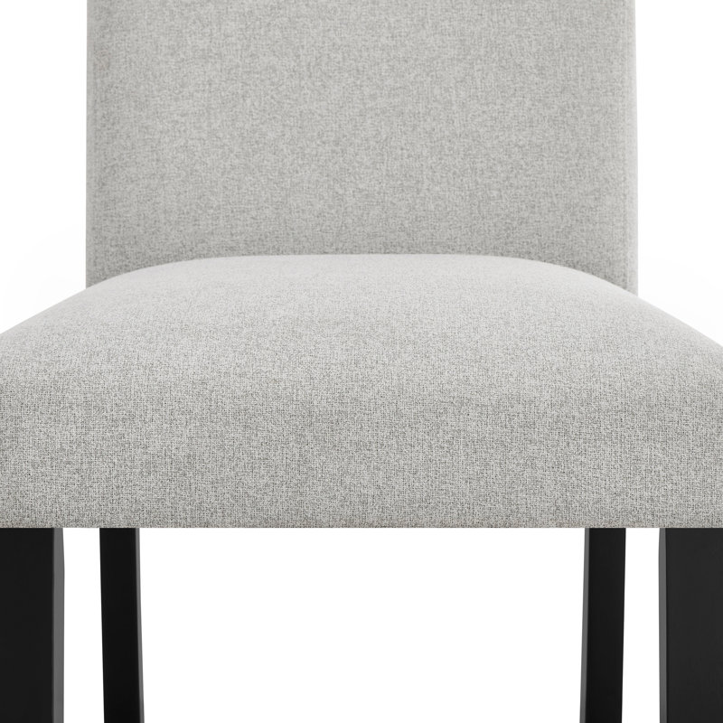 Ensemble 2 pièces de chaises de salle à manger rembourrées en tissu Transitional