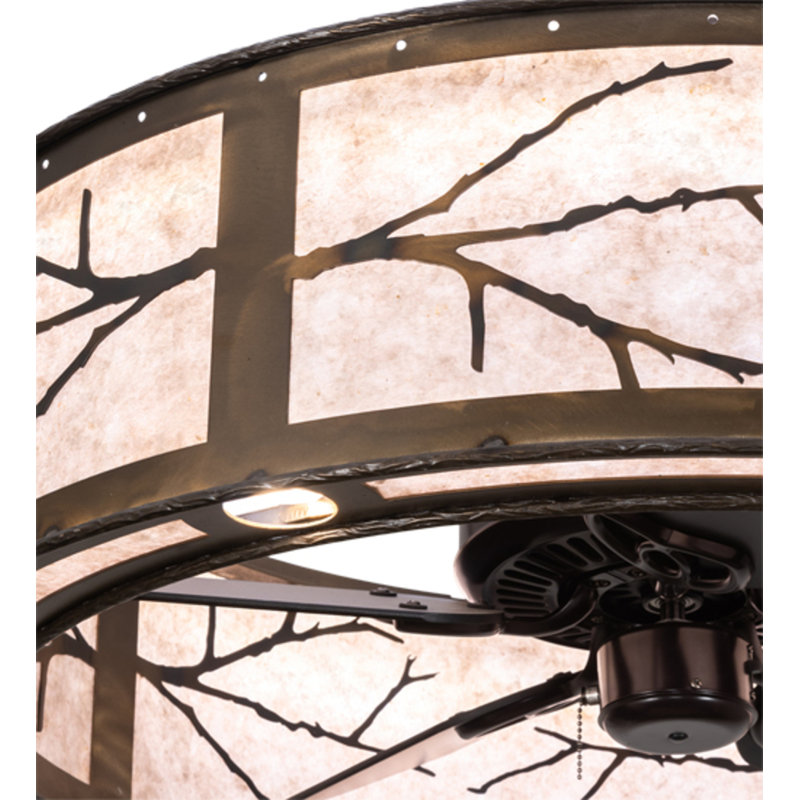 Branches LED Downrod Ceiling Fan