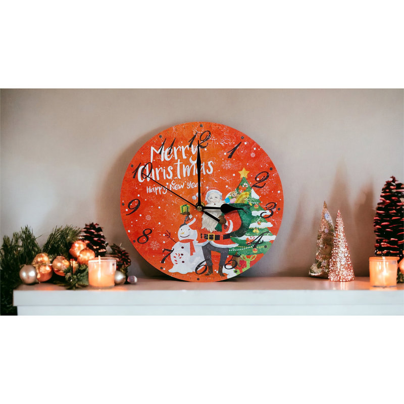 Biller Manufactured Wood Wall Clock