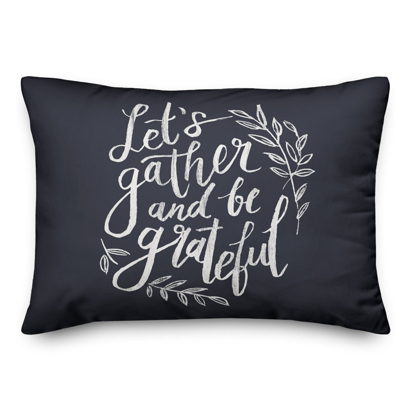 Outdoor Reversible Throw Pillow, Bleu marine, H 18 po x l 25 po