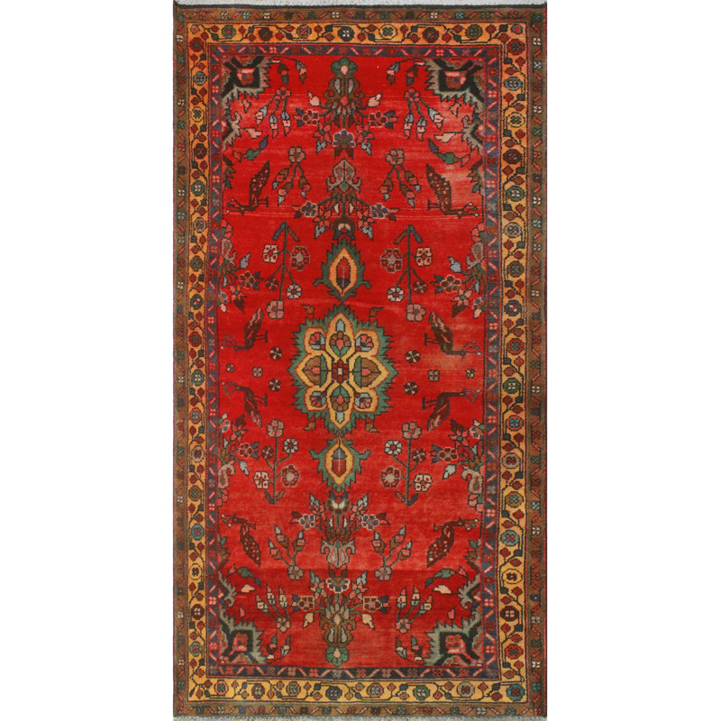 One-of-a-Kind 3'5" X 6'4" 1980s Wool Area Rug in