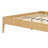 Sturdy Wood Platform Bed Frame Featuring Wood Slat and Metal Support-1897872208