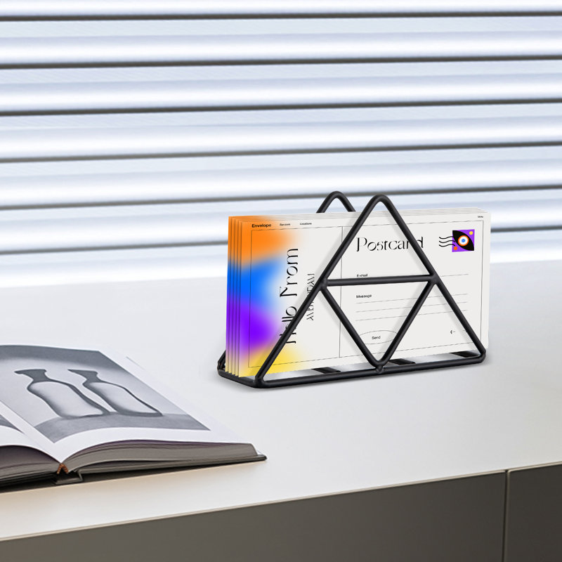 Triangular Napkin Holder Black
