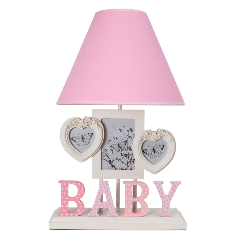 Lampe de table 20 po Ethelen, Rose, Rose