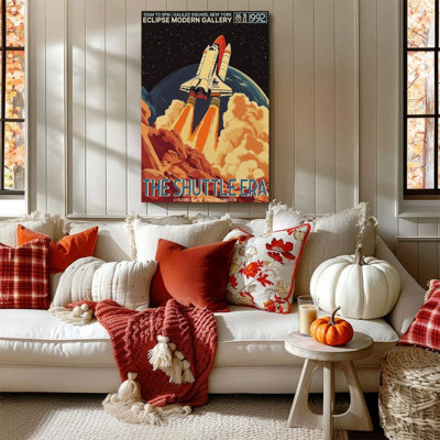 1 pièce encadrée d'une peinture Almaraz représentant une rampe de mise à l'eau sur fond de terre, dans un style d'art rétro. Affiche murale décorative vintage imprimée pour la décoration intérieure, un cadeau idéal pour les œuvres d'art modernes dans la chambre à coucher ou le salon
