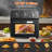 Large Air Fryer Toaster Oven Combo, Convection Countertop Oven With 360° Hot Air Circulation For Healthy Oil-Free Cooking, Multifunctional With Adjustable Time And Temperature Control | Gift Idea