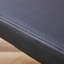 Banc à langer noir en métal argenté Caractéristique charmante - Chaise en cuir Pu pour différentes pièces Guide d'assemblage et d'installation simple inclus avec structure attrayante