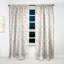 Panneau de rideau simple semi-diaphane avec passe-tringle Mid-Century-1157732642