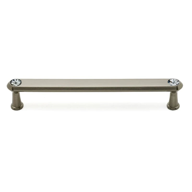 Poignée barre 3,8 po Outremount, Nickel brossé