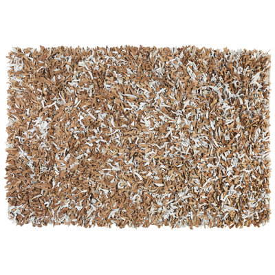 Casin Leather Shag 160cm X 230cm Area Rug