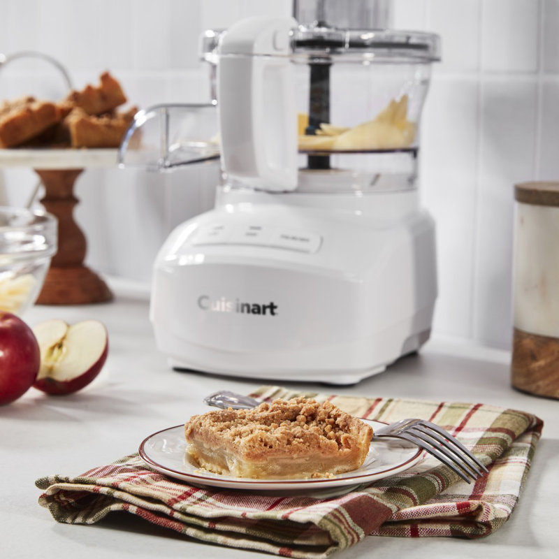 9-Cup Continuous Feed Electric Food Processor, White
