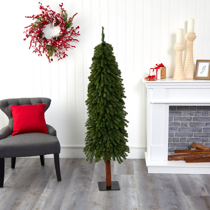 Arbre de Noël artificiel pin vert, H 5 pi