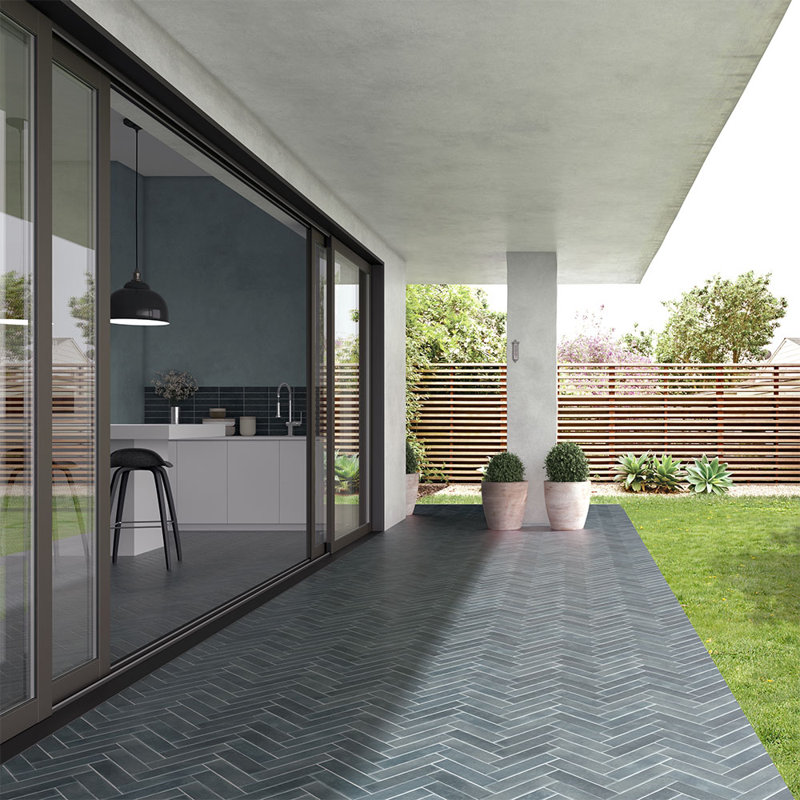 Carreau en porcelaine Fusion 2.5X10, Glacier