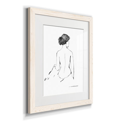 " Sketchy Silhouette II " Painting Print