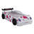 Fleura Race Car Design Twin Bed, White