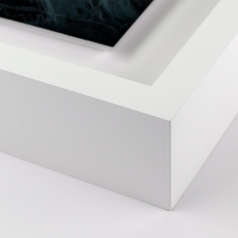 Dusk Crown 1 Print by Michael Schauer, White, 18" H x 24" W x 1.5" D