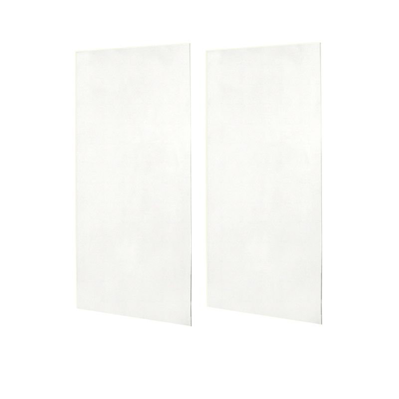 48 W 0.25 D 96 H Solid Surface Wall, Tahiti White