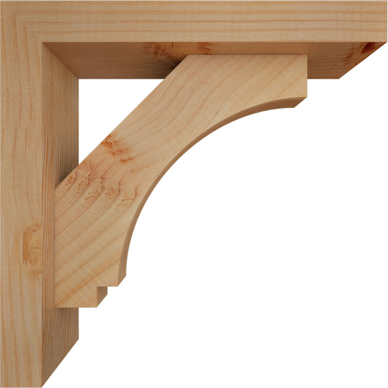 Support de bloc impérial avec entretoise décalée, 14 po x 14 po, Sapin Douglas de l 3 1/2 (lisse)