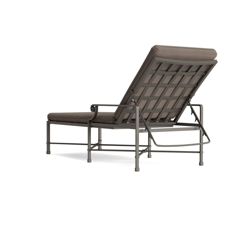Venetian Outdoor Chaise Lounge, Mica, Fusion Natural