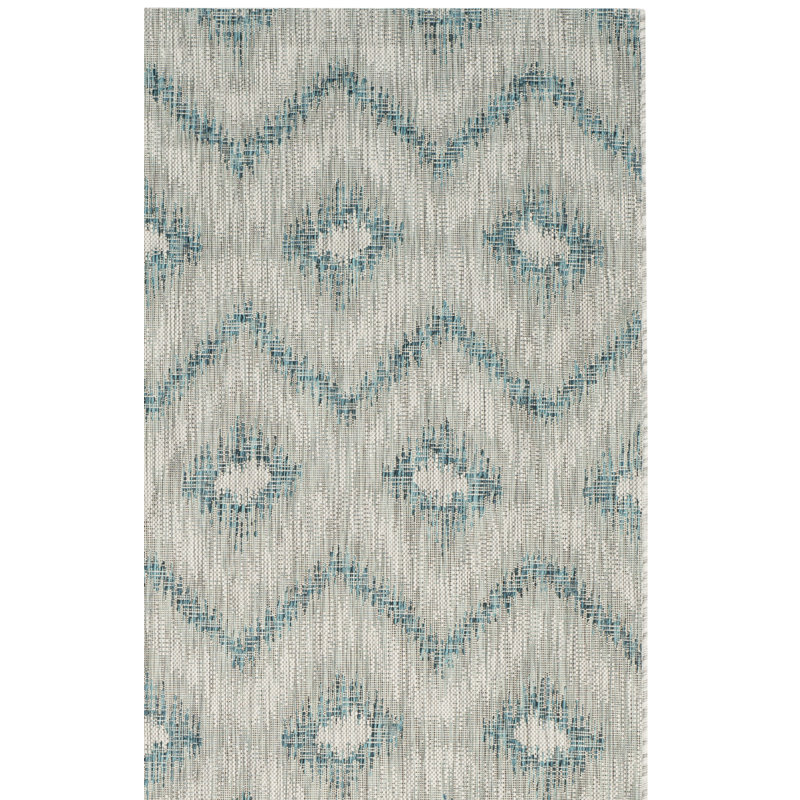 Tapis d'intérieur / extérieur Esters Performance Chevron, Rectangle 2 pi 7 po x 5 pi