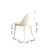 5-Piece Modern Dining Set, 64"-83" Rectangular Table With 4 Chairs