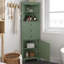 Armoire de rangement de 68,9 po de hauteur avec tablette ouverte, tiroirs et porte-1400803217