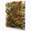 "Watercolor Floral" 85, art mural sur toile brune