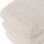 Square Linen Swivel Ottoman Footstool with Stacked Cushion Design for Living Room-507236379
