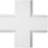 Inner Cross Intersection for 8" Traditional Coffered Ceiling System