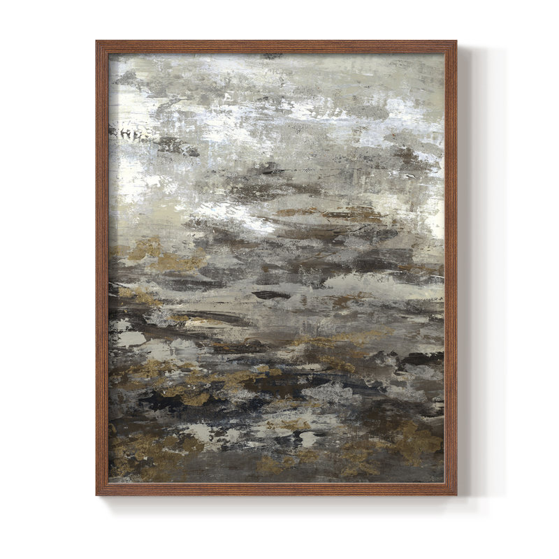 «Shining Exemple», reproduction encadrée - bois massif, Brun, H 14 po x l 11 po