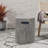 16X20 Inch  Tank Holder/Side Table, Light Grey