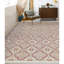 Tapis beige noué à la main de haute qualité