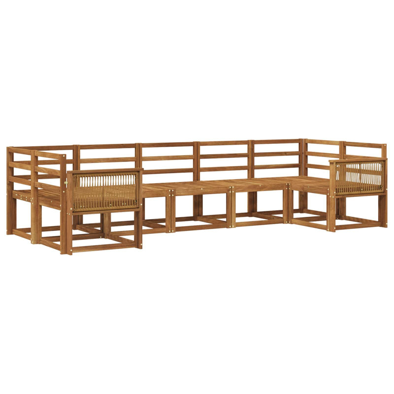 304cm Wide Patio Sectional, Natural