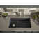 Cairn® 33-1/2" x 18-5/16" x 9-1/2" Under-Mount Single-Bowl Kitchen Sink with Basin Rack