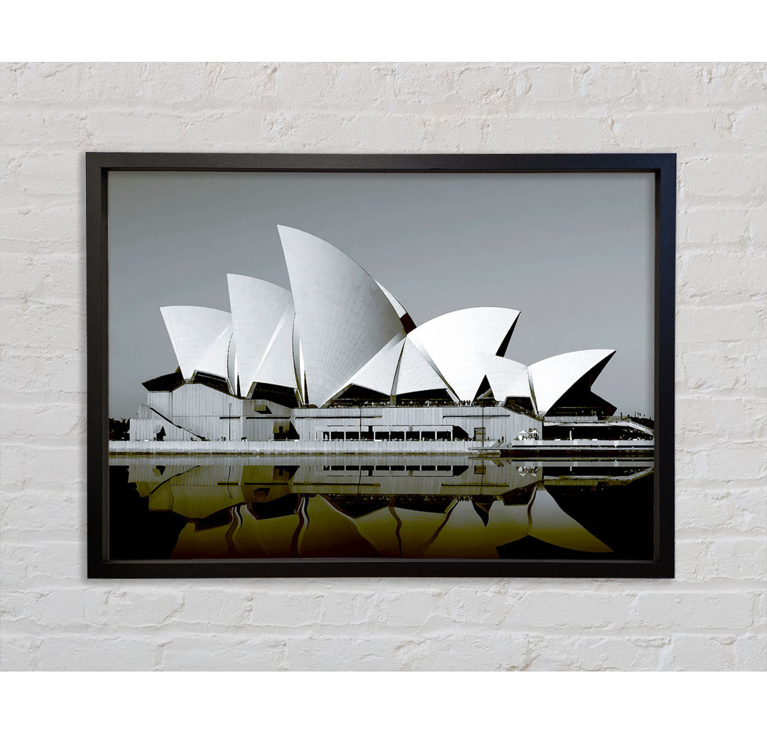 Sydney Opera House Green Harbour - Einzelbildrahmen Kunstdrucke auf Leinwand