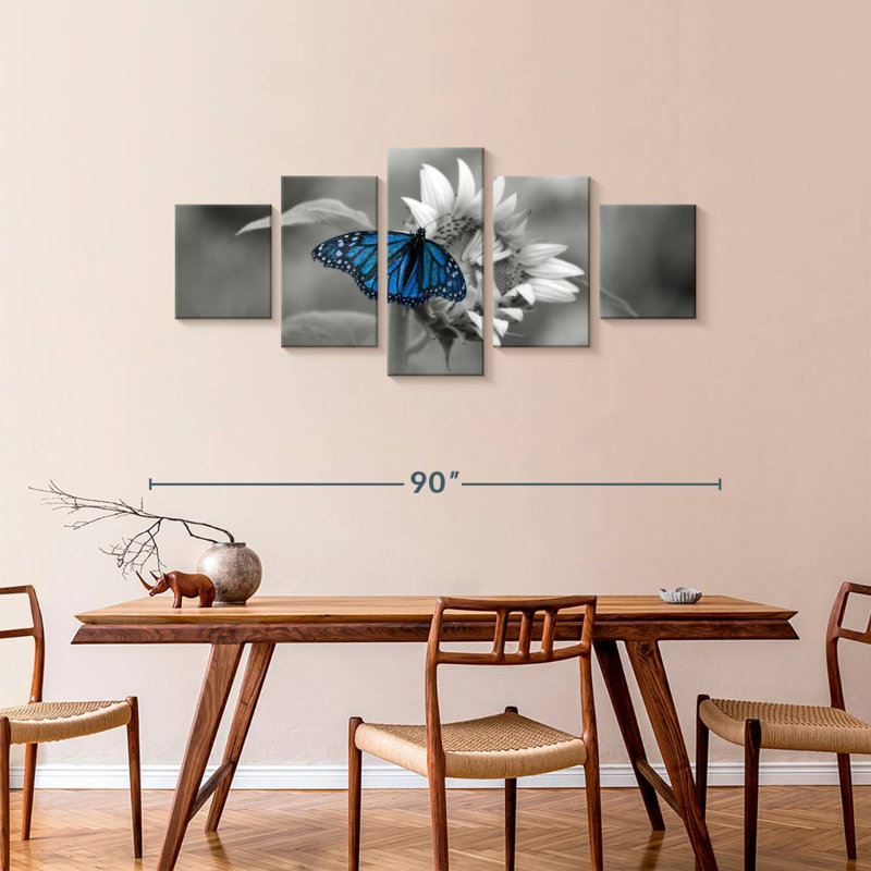 Brampt Butterfly Pop, 36" H x 80" W