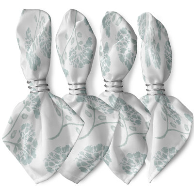 Cing Polyester Floral Square Napkin