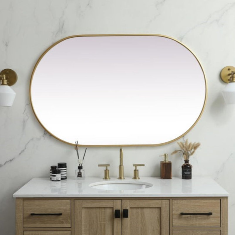 Miroir Elington, Laiton, 48 po x 30 po 