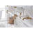 Ellie 33" Tall Stone Oval Console Bathroom Vanity with Faucet and Overflow-1657082397