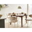 Round Solid Wood Base Dining Table-555626733