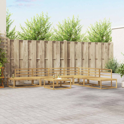  Outdoor Sofa Set Sectional Garden Seating Patio Terrace Furniture Couch