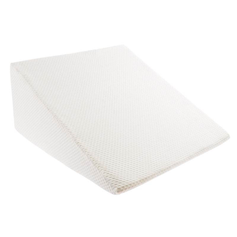 Coussin en mousse à mémoire de forme avec housse en fibre de bambou Middleburg, Ivoire